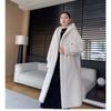 Winter New Warm Jacket Velvet Mink Coat Women's Whole Mink Environmentally Friendly Mink Fur Mid-length Coat