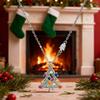 Christmas Christmas Tree Necklace Female, European And Korean Colored Wax Inlaid Star Tiktok Holiday Ins Wind