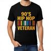 Unisex Summer Teenagers Tshirt 90s Hip Hop Veteran Rainbow Bars Short Sleeve Travel ONeck Tshirt Summer Cotton Men Tshirt
