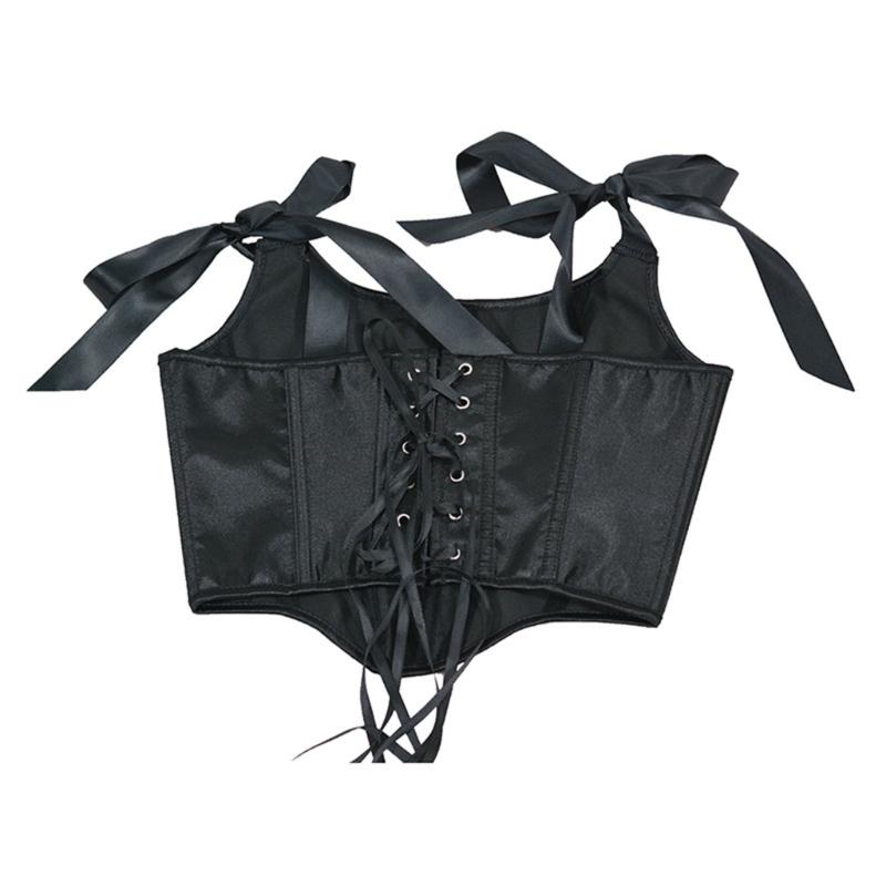 Elegant Solid Color Corset for Women Ladies Dress Corset Fashion Female Stretch Rope Waist Trainer for Prom Party
