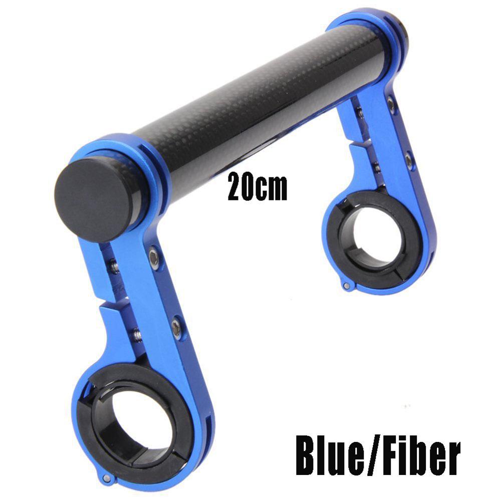 Fashion Lamp Mount Bicycle Fiber Aluminum Alloy Bike Handlebar Extender Double Tube Bracket