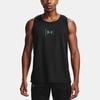 Under Armour Speed Stride Shock Quick-Dry Breathable Running Tank Men Tops Black 1356175-001