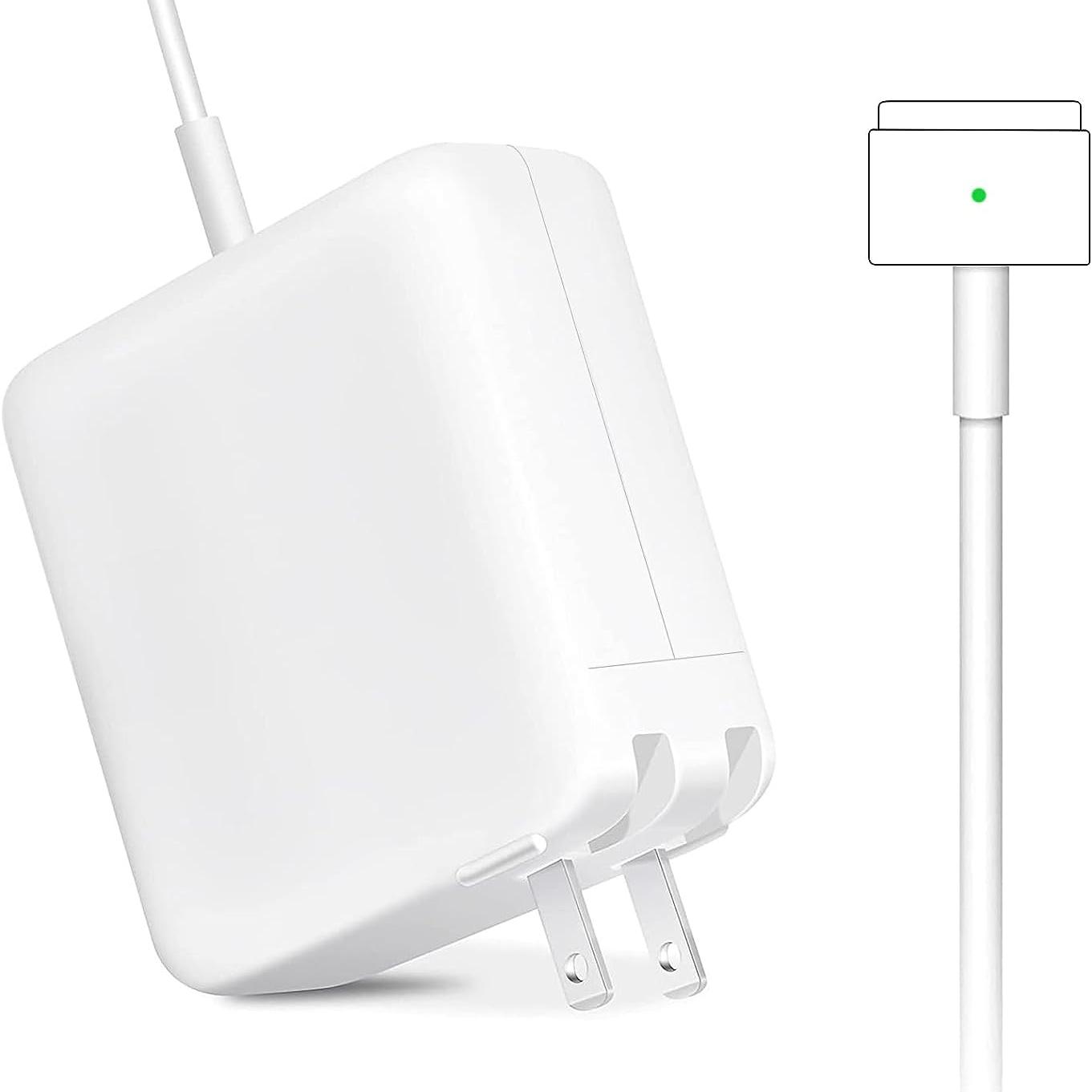 

Зарядное устройство для Mac Book Pro - Магнитное зарядное устройство с Т-образным наконечником, 60 Вт, совместимое с Mac Book Air/Mac Book Pro с 13-дюймовым дисплеем Retina, после 2012 г. белый