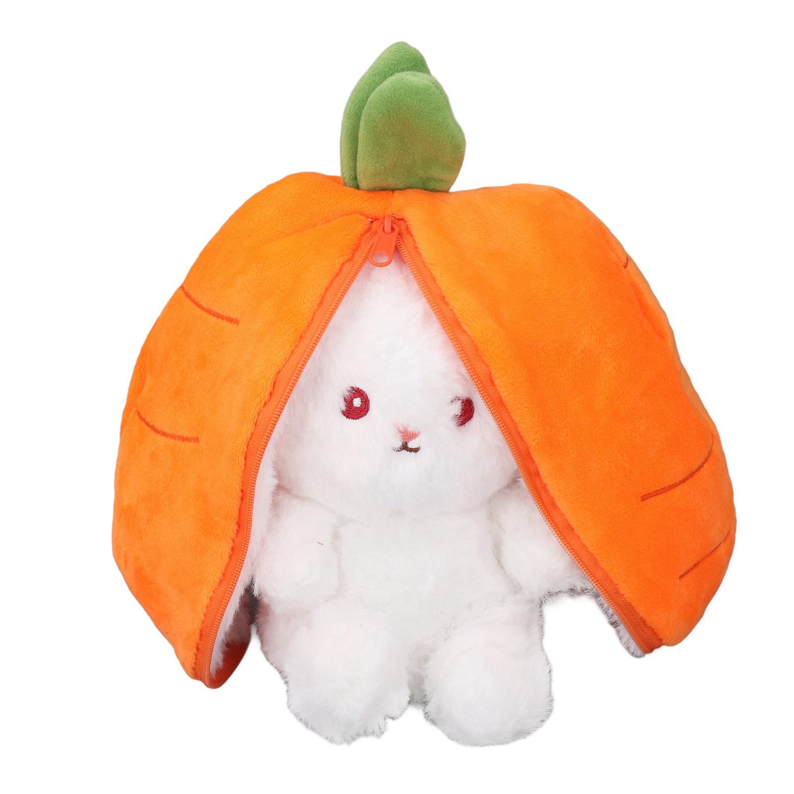 

Двусторонняя плюшевая игрушка-кролик, подушка для детей, милая мультяшная мягкая кукла-игрушка для дома