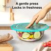 Food Bowl Storage Covers for Kitchen Picnic Silicone Cover, Reusable Multi-Size Lids Set, Dishwasher Vegetable Cover Safe Eco-Friendly Fresh