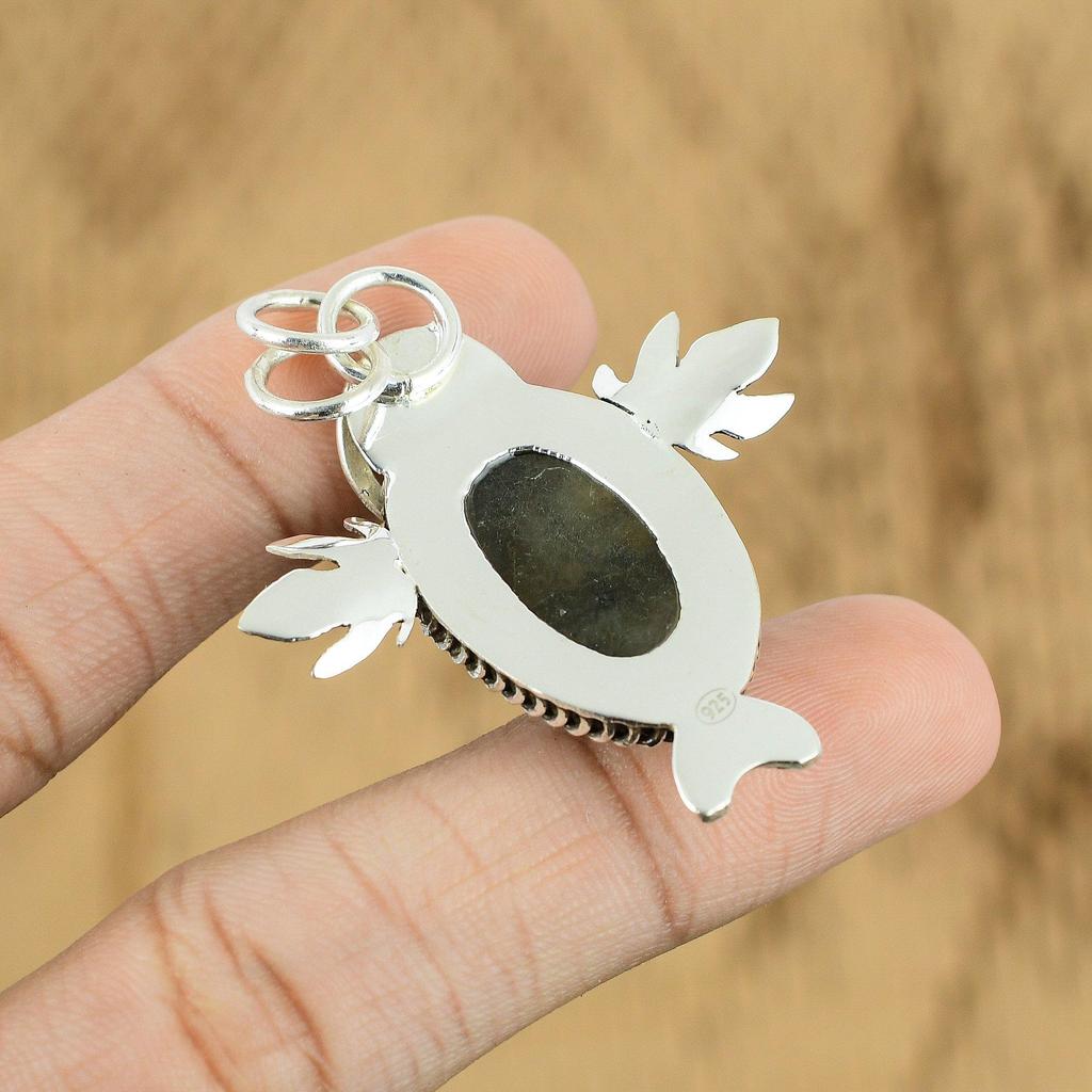 Easter Deal 925 Sterling Silver Oval Natural Labradorite Anniversary New Pendant