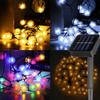 20-100Pcs LED Solar Power String Fairy Light Weeding Garden Outdoor Halloween Home Decor DIY