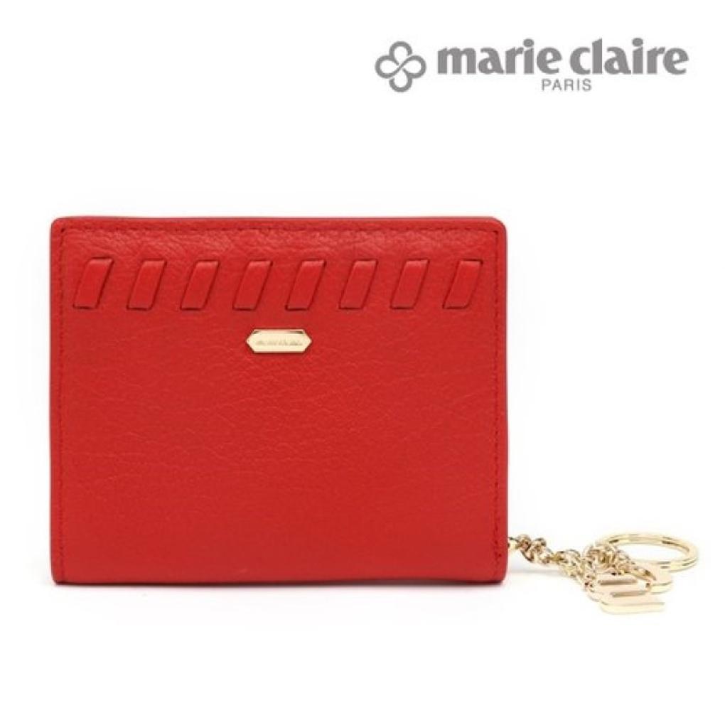 Mari eclaire 10.5 9 100% natural cowhide slim pretty half wallet