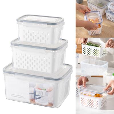 Fruit And Vegetable Storage Container For Refrigerator,  Fresh Container  Organizer
