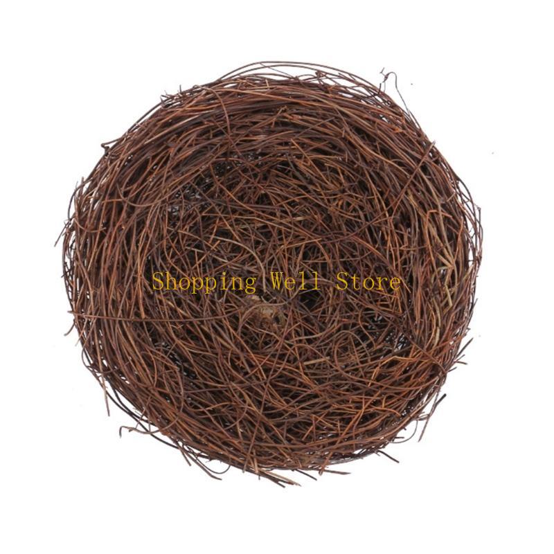 KX4B Portable Easters Bird Nests Decoration Eye Catching Easters Faux Bird Nests For Table Centerpieces And Displays
