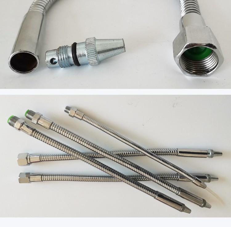Adjustable Lathe Metal Coolant Tube with Nozzle & Switch, Universal Oil/Water Pipe for Machine Tools.