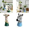 Animal Face Vase Home Decor Living Room Table Decoration Art Statue Ornaments,Creative,Dried Flower Vase Modern,