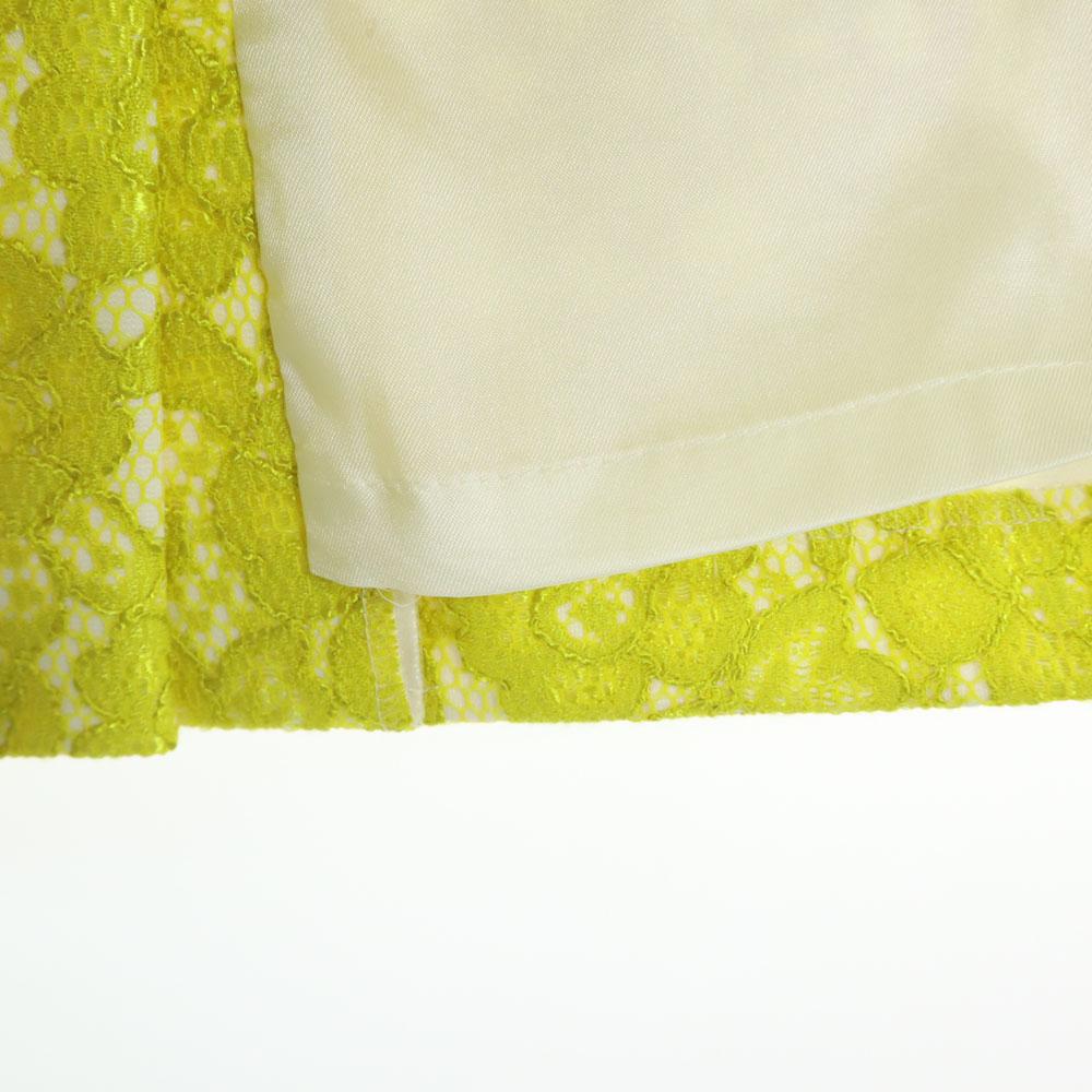 Laurel unused Midi length race Tight Skirt 38 yellow Tagged Women Used