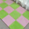 30*30 EVA Splicing Velvet Foam Pad Child Bedroom Treasure Crawling Mat
