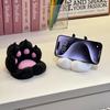 Funny Cat Paw Pad Phone Holder Cute Cat Claw Phone Stand Cellphone Organizers Home Desktop Decor