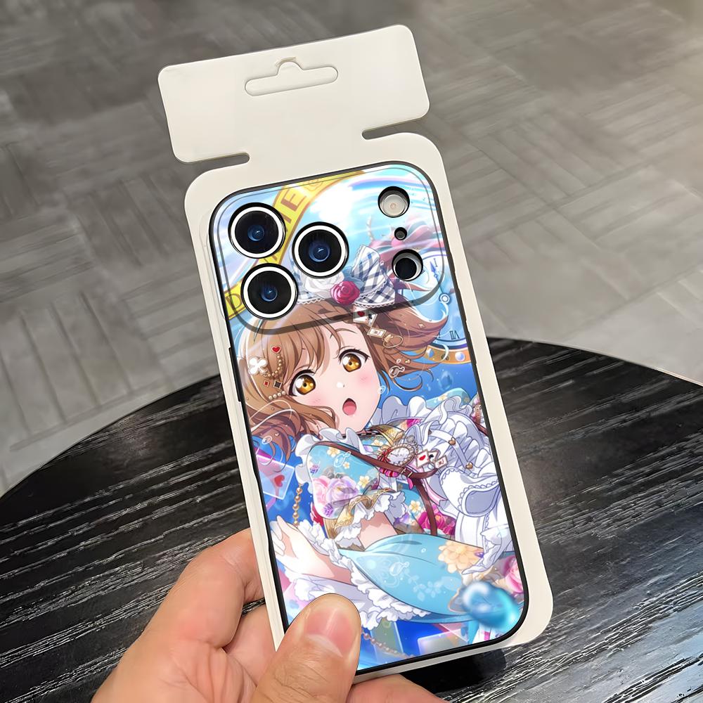 Love Live Anime Phone Case For IPhone 17 Air 16 E Pro Max 15 14 13 Mini 12 Pro 11 Max Plus Black Soft Shell