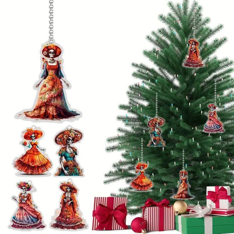 Stunning Car Acrylic Hanging Ornament For Halloween Festive Decor With Style Cartoon