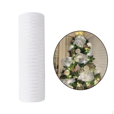 Christmas Ribbon Tree Centerpiece Party Flower Making Bouquets Wrapping Crafts DIY