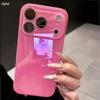 For For Iphone 16 17 Pro Max Plain Lens Tempered Glass Silicone Frame Phone Case For For Iphone 15 14 13 Camera Protective Cover