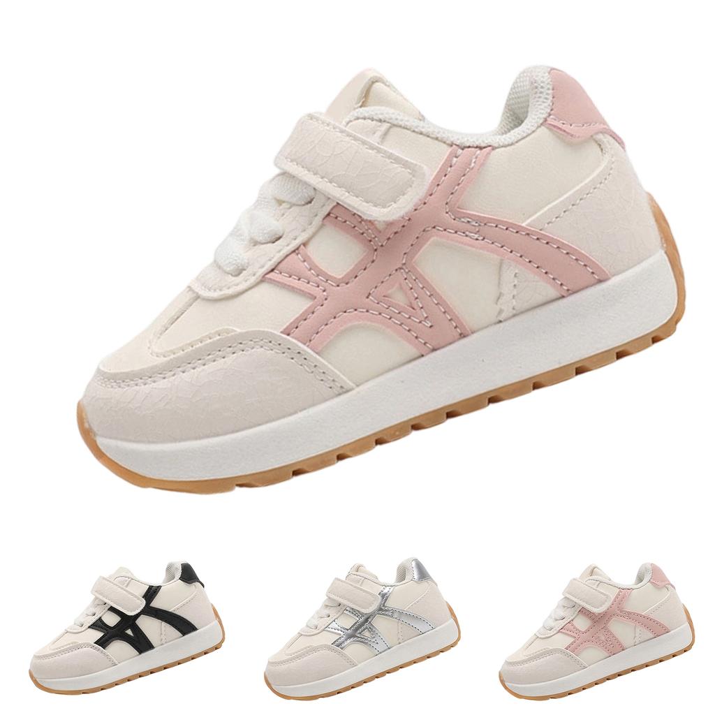 Toddler Soft Sole Walking Shoes Lightweight Non-Slip Baby Sneakers Hook and Loop Closure Flexible Sole Infant First Walker Shoes