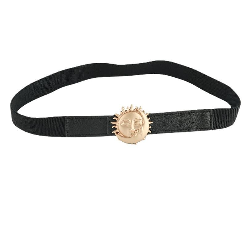 Elastic Elastic Coat Belt Accessories Decorative Dress Suit Waist Seal Women Autumn Winter Tide Summer Black