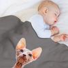 Sphynx Cat Kitten Look At My Paws Throw Blanket Cozy Throw Blanket for Bed Sofa Chair