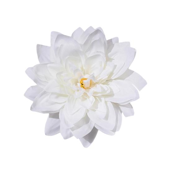 Látková květinová hlava pro řemesla Falešný hedvábný umělý květ hlavy jiřiny pro svatební párty Domácí dekorace na klobouk DIY věnec Scrapbooking