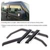 Clip On Window Visor Sun Rain Guard Defector Fit for Jeep Wrangler JL 4 Door 2018 2020