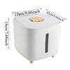 Large Capacity 5KG Rice Bucket With Measuring Cup Rice Sealed Jar Cereals Dispenser  Dry Food