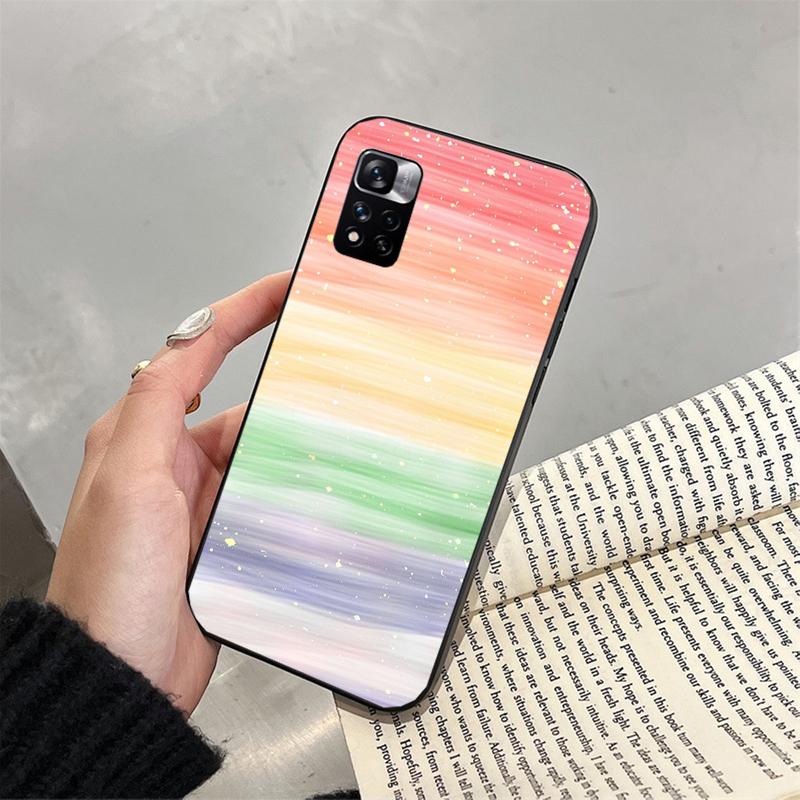 

Phone Case For Xiaomi Redmi note 14 Pro 14 13 12 11 10 Pro 14S 12S 11S Redmi 14C 13C 10 Rainbow clouds Redmi Note 11Pro 5G