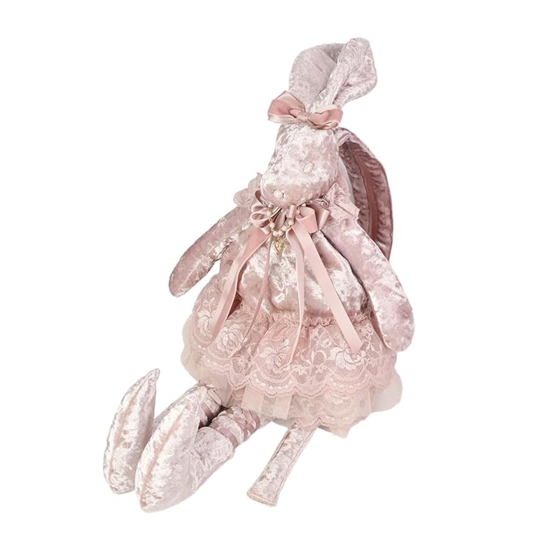 

[La Ruiz] Dress up velor rabbit backpack Size: 72×34×10cm (pink)