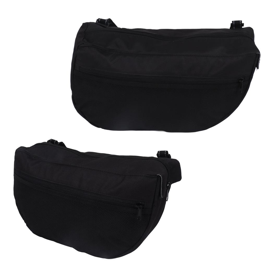 Side Sling Stroller Saddle Bag Adjustable Prevent Slipping Waterproof Baby Stroller Organizer with Pocket for Travel