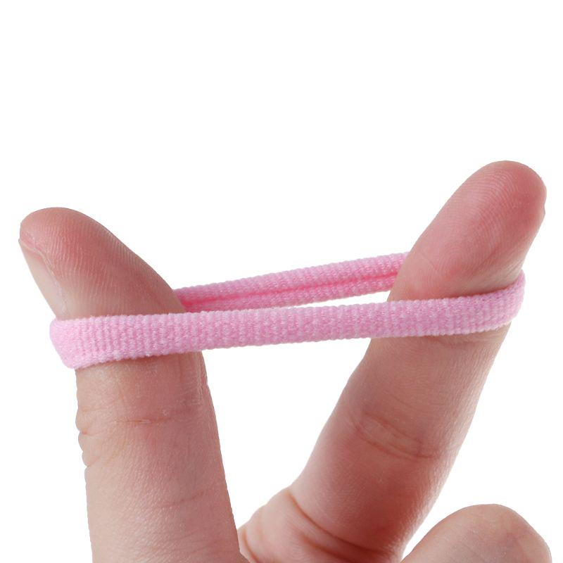 100Pcs/Set Hair Band Girls Ponytail Elastic Headband Headwear Kids Children Rope
