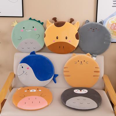 Cartoon Animal Memory Foam Cushion Plush Cushion Office Waist Against Sofa Bay Window Student Stool Cushion