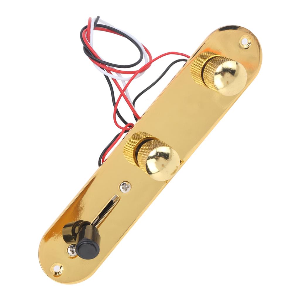 Guitar Control Plate Metal for TL Chrome Plated Prewired Circuit Board Replacement Accessories