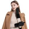 Suede Touch Screen Gloves Winter Drive Cycling Gloves Fashion Women Fleece Gloves
