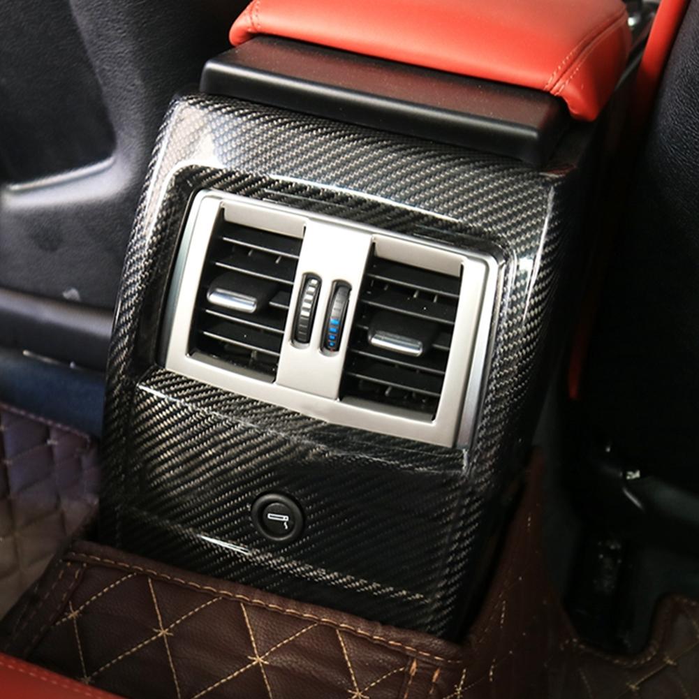 Carbon Fiber Rear A C Outlet Frame Air Vent Trim Cover Fits for M3 M4 F80 F82