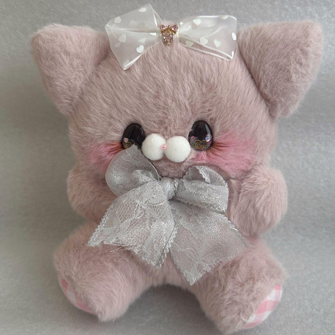 

[USED] pream Sanrio Artist Teddy Bear Handmade Plush Cat Wool