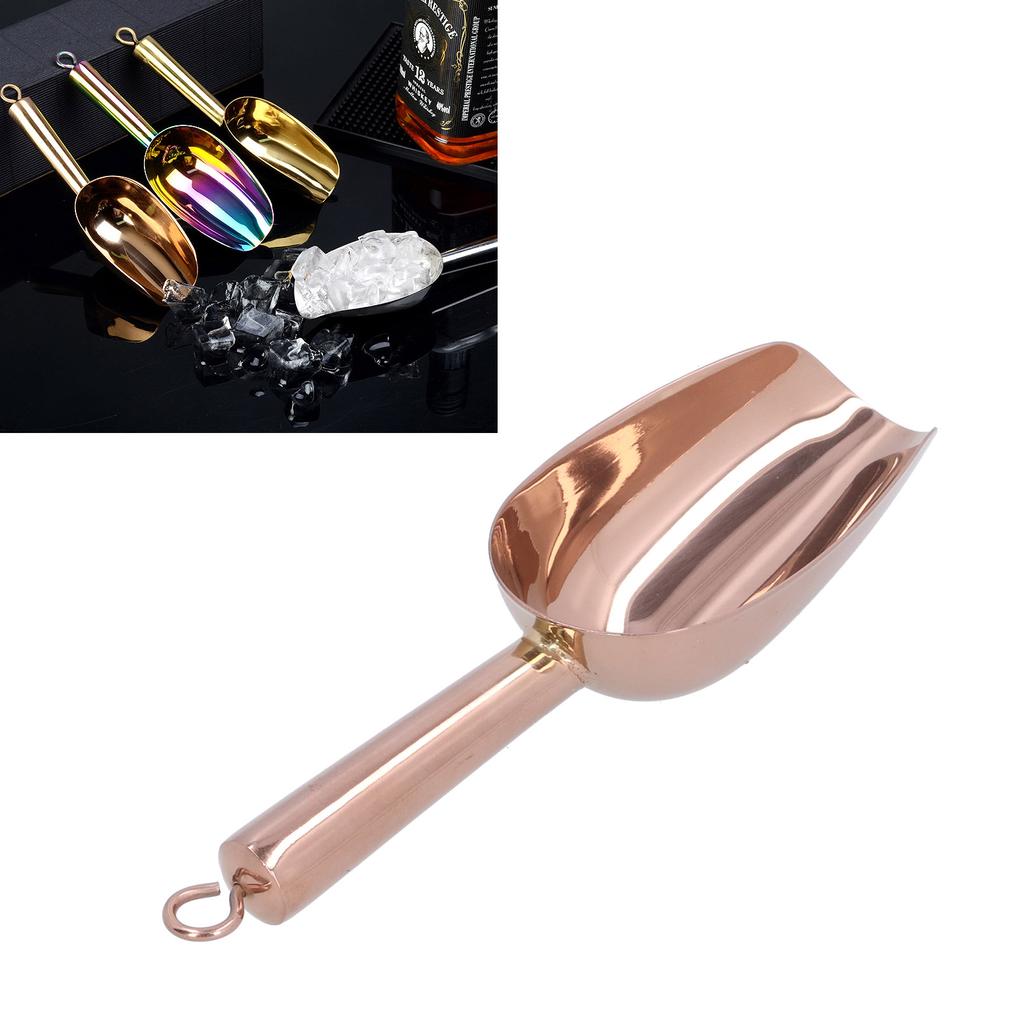 Ice Scoop Stainless Steel Ice Scraper Shovel Flour Scoop Kitchen Gadgets Accessories