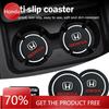 2025 Auto Neu Honda 1/2 Stück Auto Hitzebeständiger Untersetzer Silikagel Becherhalter Schmutzmatte Für Honda Pilot Odyssey Jazz Accord City