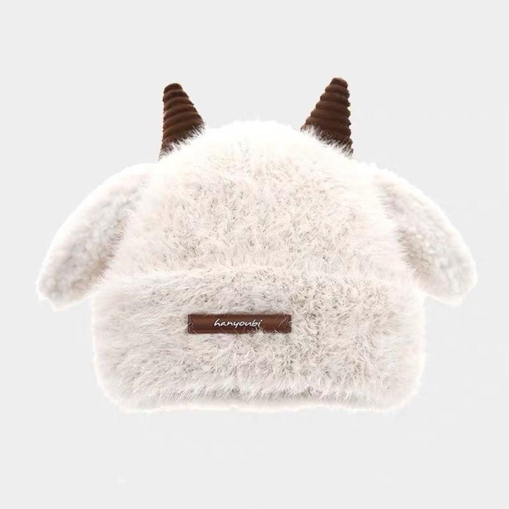 Thick Fleece Baby Winter Hat Sheep Styling Toddler Earflap Caps Soft Plush Bonnet Birthday Present