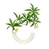 Lifelike Artificial Flower Arrangement with Greenery Potted for Indoor Décor