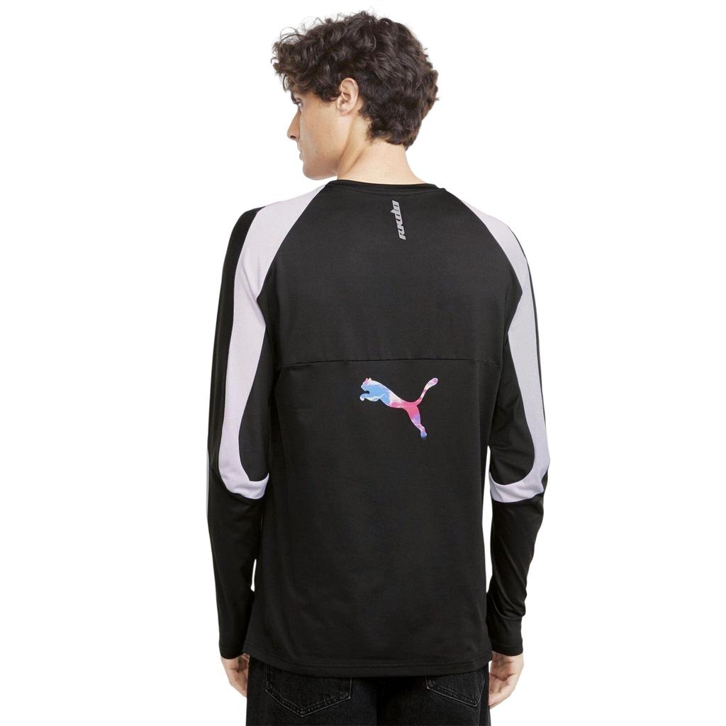 Puma Mens RKDO Abstract Regular Long-Sleeved T-Shirt