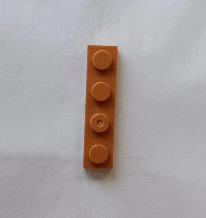 CrossMOC Small Particle 1x4 Plate Bricks - Educational Toy Compatible with Lego 3710 100g (approx. 84 pieces) света кофе