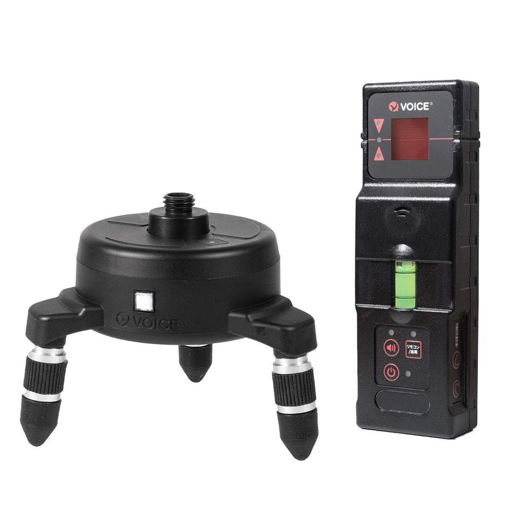 VOICE Auto Base for Red Laser with Auto Tracking and Remote Levels, Model-RA, Control, VC-RA