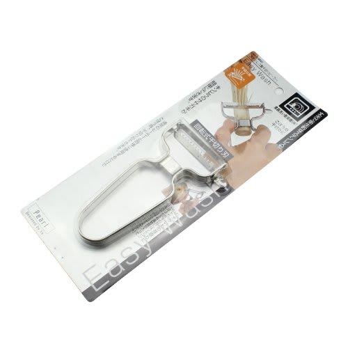 Pearl Metal Easy Wash Stainless Steel Julienne Peeler [Made in Japan] C-8647