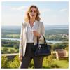 Luxury Lychee Pattern Underarm Shoulder Bags PU Leather Solid Color Women's Handbags Large Capacity Tote Bag Travel
