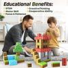 Magnetic Building Blocks Cube Magnet Set For Kid Age 3+ Diy Model Children Stem Best Montessori Sensory Toy