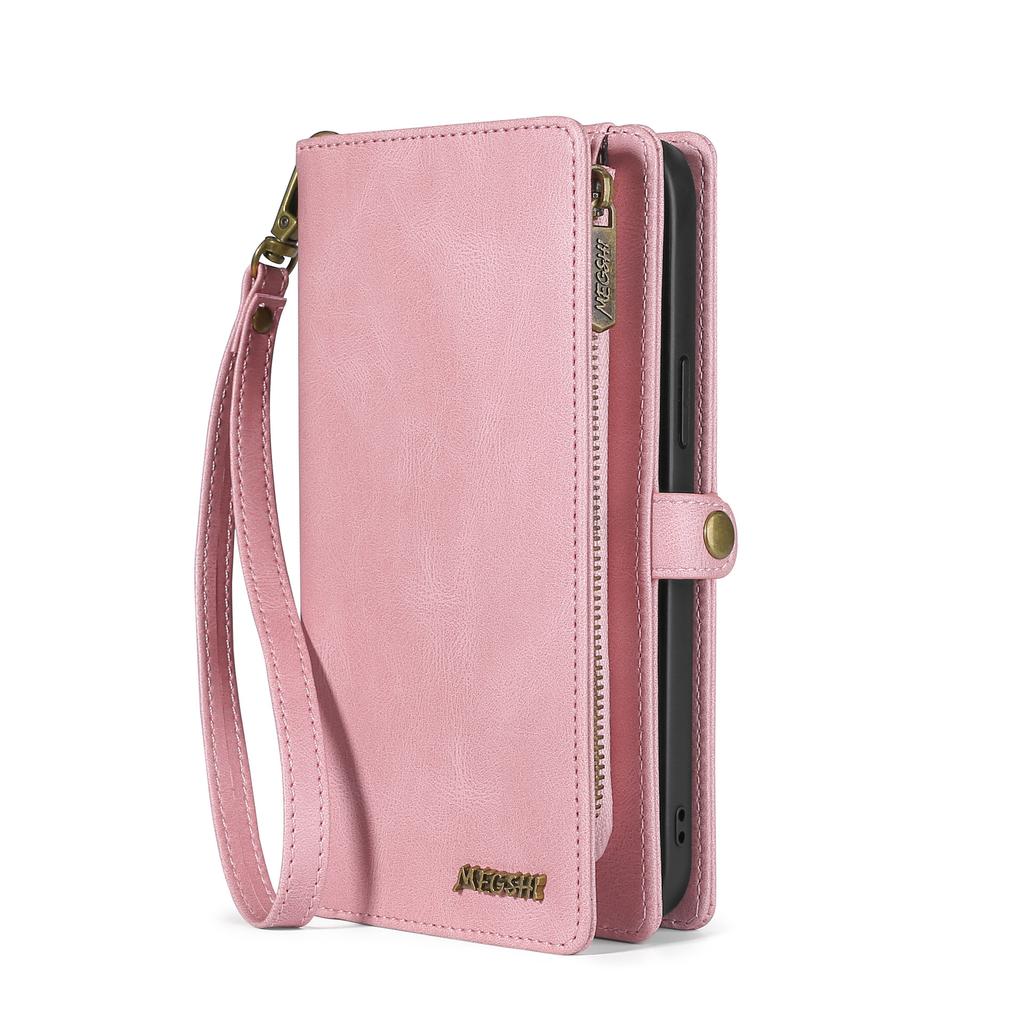 Vhodné pro kožené pouzdro na telefon S24 Vložení karty Poznámka 20 Ultra multifunkční brašna na telefon A73 Flip Cover Ochranné pouzdro