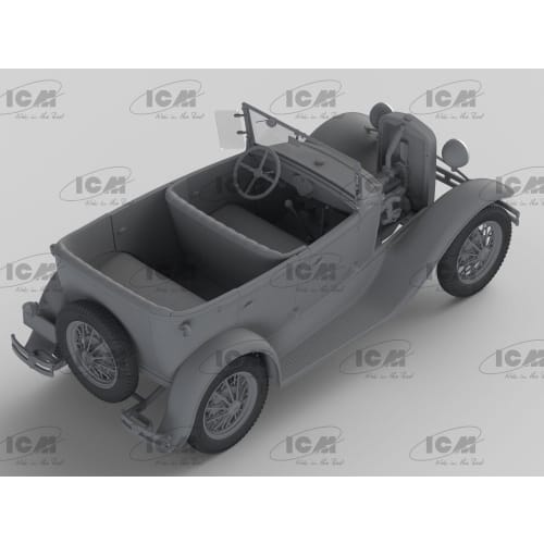 ICM 1/24 Scale Ford Model A Phaeton Soft Top (1930s) Plastic Model Kit 24050
